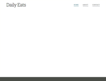 Tablet Screenshot of dailyeats.com